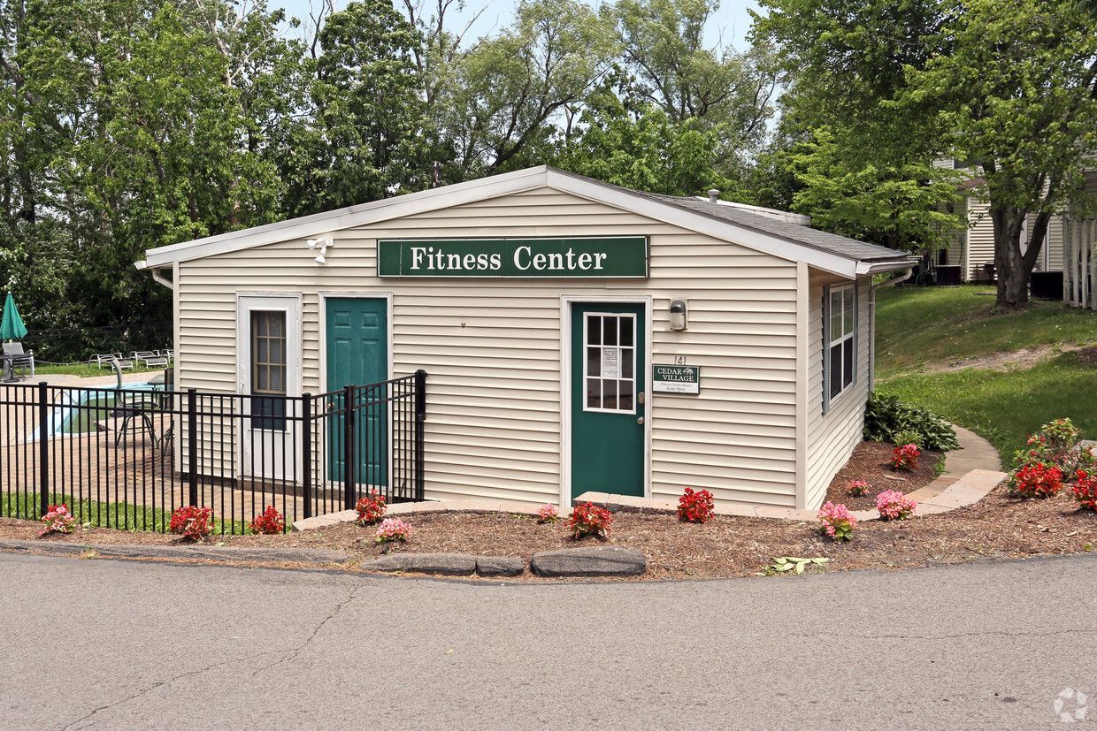 Cedar Village Apartments — Fitness center building exterior